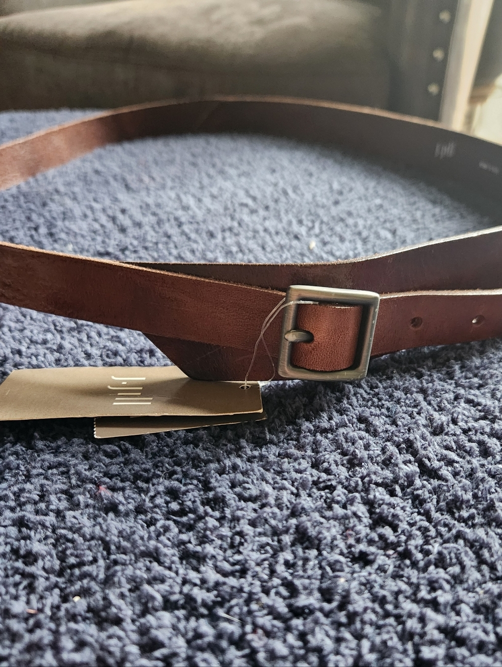 NWT J. Jill Italian Vachetta Leather Belt Sz. XL
